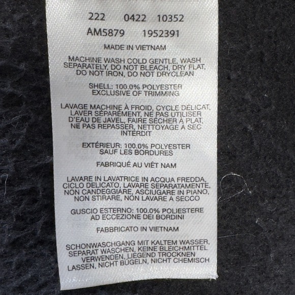 Columbia‎ 1/4 Snap Fleece Pullover Men's Size Large Gray Black Hiking Outdoor - Picture 13 of 14